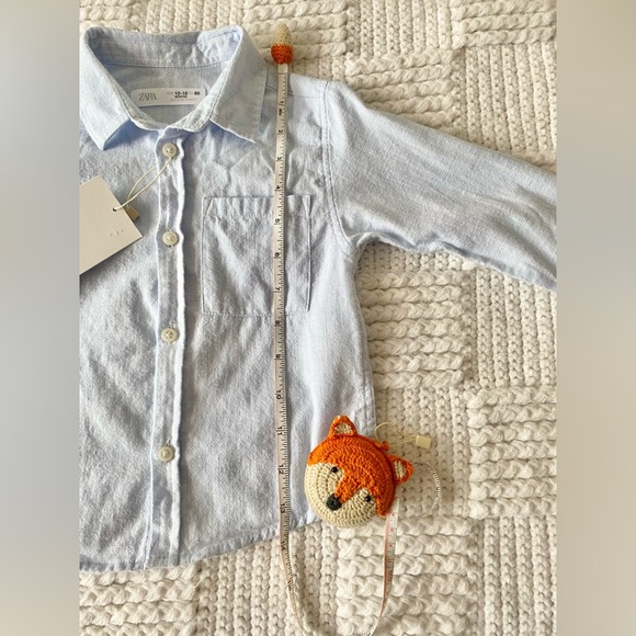 Zara Baby Boy Button Down Shirt - Picture 5 of 7